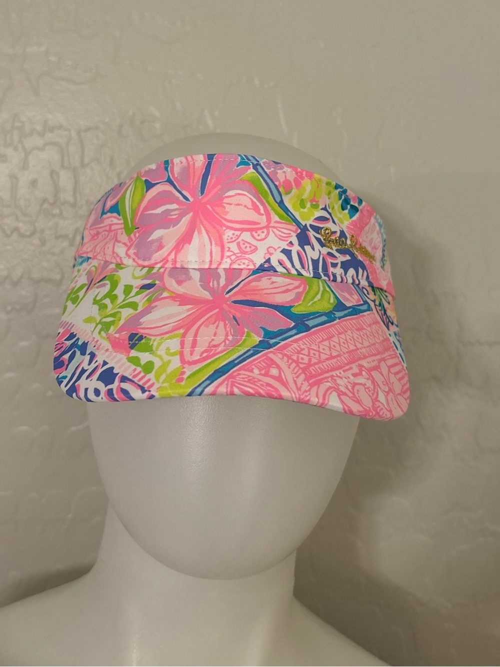 Lilly Pulitzer Pink Print Sun Vizor Hat